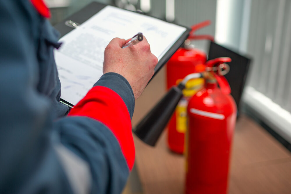 Profissional de segurança contra incêndio